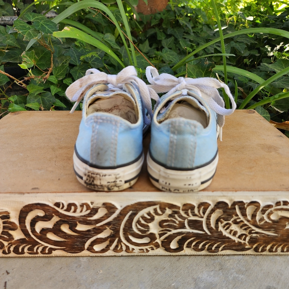 Light Blue Converse - Picture 6 of 8